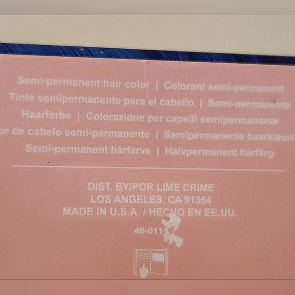 Lime Crime Unicorn Semi Permanent Hair Dye - Mystic (BLUE) New In Box - Picture 5 of 8